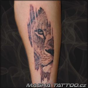 Tetování ve stylu realistic. Motiv zvířata. Malá kérka.