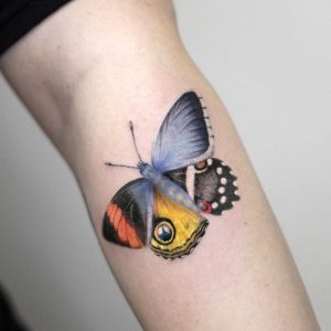 Tetování ve stylu realistic. Motiv zvířata. Mini kérka. Tetovala Martina Hamanová.