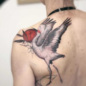 Tetování ve stylu realistic. Motiv zvířata. Střední kérka. Tetovala Martina Hamanová.