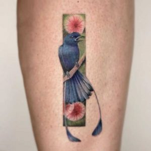 Tetování ve stylu realistic. Motiv zvířata. Malá kérka. Tetovala Martina Hamanová.