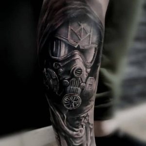 Tetování ve stylu realistic. Motiv lidé. Střední kérka. Tetoval Zdeno Velčický.